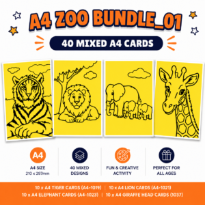 40 Mixed A4 ZOO Cards_01