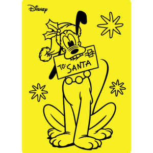 PLUTO SANTA A4 CARDS
