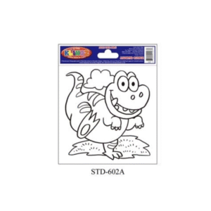 WINDOW KLINGZ STENCILS - T-REX (6 PACK)