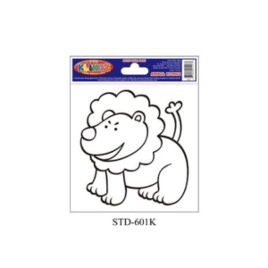 WINDOW KLINGZ STENCILS - LION (6 PACK)