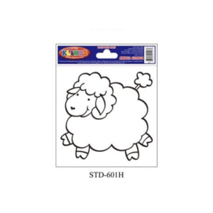 WINDOW KLINGZ STENCILS - SHEEP (6 PACK)