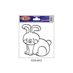 WINDOW KLINGZ STENCILS - RABBIT (6 PACK)