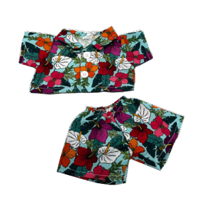 Green Aloha! Shirts & Shorts - (16")